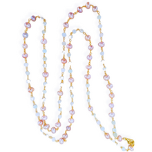 Charger l&#39;image dans la galerie, Collier sautoir Jasmine aigue marine