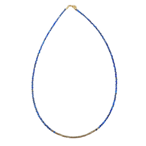 Bracelet collier lapis azuli