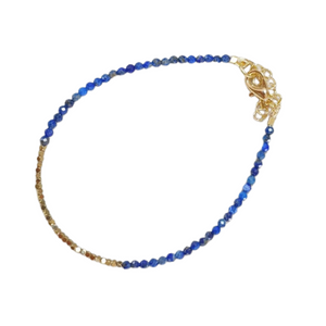 Bracelet collier lapis azuli