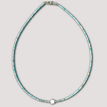 Charger l&#39;image dans la galerie, Collier chocker amazonite étoile