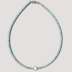 Collier chocker amazonite étoile