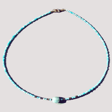 Charger l&#39;image dans la galerie, Collier chocker pierre amazonite