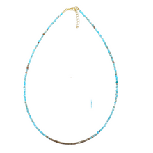 Charger l&#39;image dans la galerie, Parure Jasmine bracelet collier turquoise