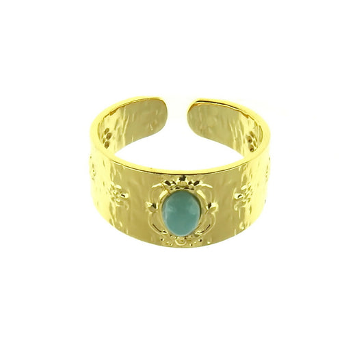 Bague Géraldine amazonite