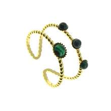 Charger l&#39;image dans la galerie, Bague Isabelle malachite