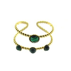 Bague Isabelle malachite