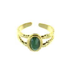 Charger l&#39;image dans la galerie, Bague Megan jade africaine