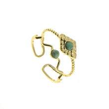 Charger l&#39;image dans la galerie, Bague Katia turquoise africaine