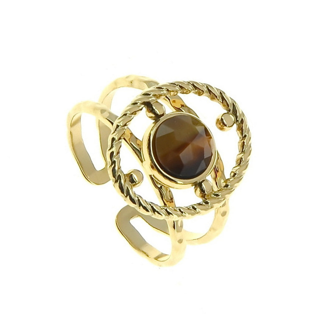 Bague Sophie oeil de tigre