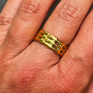 bague resistante à l'eau 3 anneaux